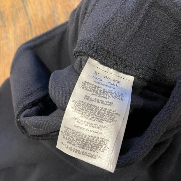COLUMBIA black fleece pants size L - Picture 2 of 7